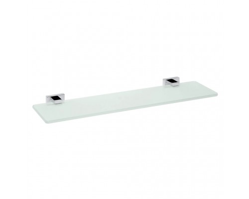 Полка Bemeta Plaza 118102042 стеклянная, хром