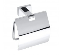 Бумагодержатель Bemeta Plaza 118112012 с крышкой, хром