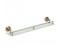 Полка Bemeta Retro 144102267 стеклянная, бронза