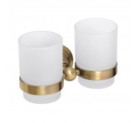 Стакан для щеток Bemeta Retro 144110027 двойной, бронза