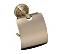 Бумагодержатель Bemeta Retro 144112017 с крышкой, бронза