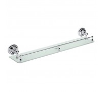 Полка Bemeta Retro 144302262 стеклянная, хром