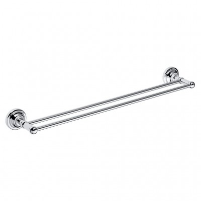 Полотенцедержатель Bemeta Retro 144304052 двойной, хром