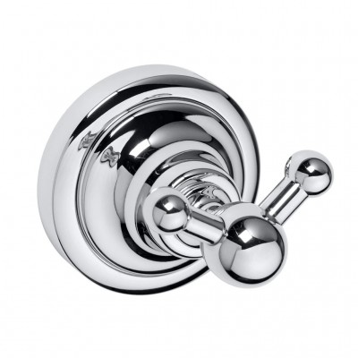 Крючок Bemeta Retro 144306032 двойной, хром