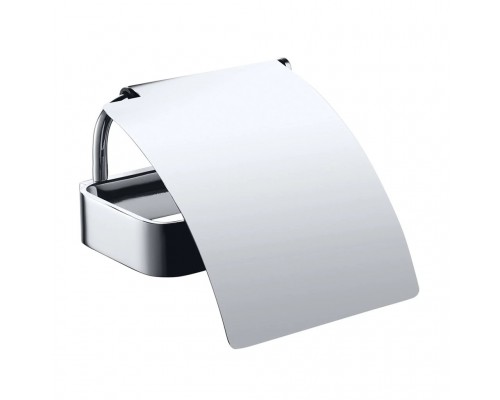 Бумагодержатель Bemeta Solo 139112012 с крышкой, хром