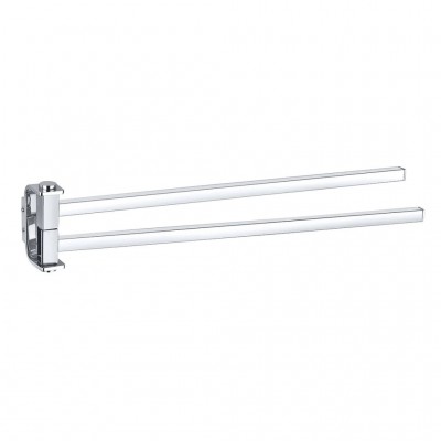 Полотенцедержатель Bemeta Solo 139104102 двойной поворотный, хром