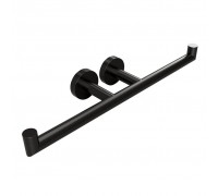 Бумагодержатель Bemeta Dark 104201070 двойной, черный/матовый