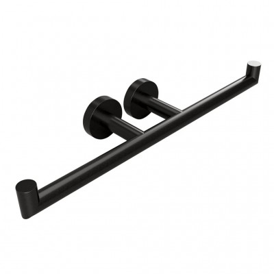 Бумагодержатель Bemeta Dark 104201070 двойной, черный/матовый