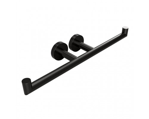 Бумагодержатель Bemeta Dark 104201070 двойной, черный/матовый