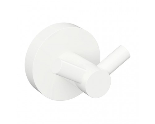 Крючок Bemeta White 104106034 двойной, белый/матовый