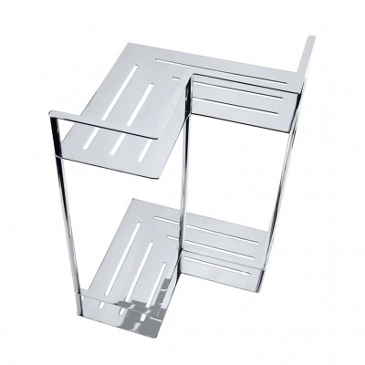 Полка Bemeta Cytro 146208222 двойная угловая, хром