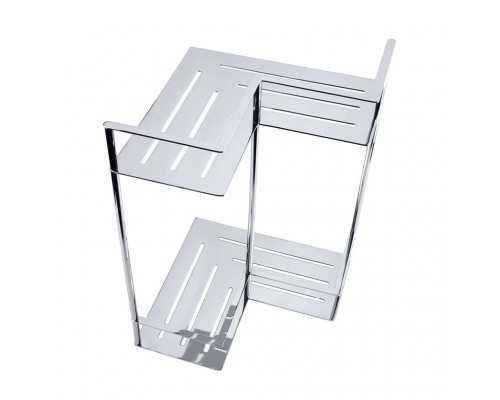 Полка Bemeta Cytro 146208222 двойная угловая, хром