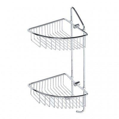 Полка Bemeta Cytro 146208232 двойная угловая, хром