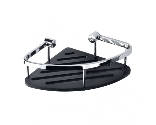 Полка Bemeta Cytro 146208386 угловая, хром/черный