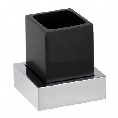 Стакан для щеток Bemeta Gamma 145411012 черный/хром