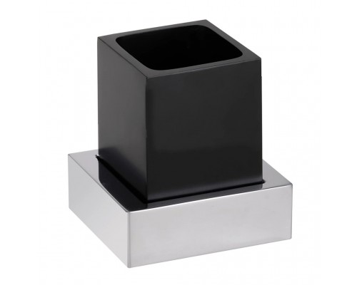 Стакан для щеток Bemeta Gamma 145411012 черный/хром