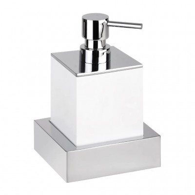 Дозатор для жидкого мыла Bemeta Gamma 145509012 белый/хром