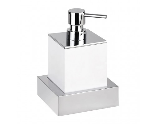 Дозатор для жидкого мыла Bemeta Gamma 145509012 белый/хром