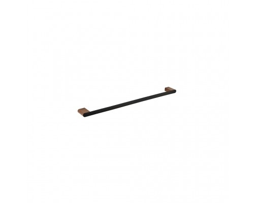 Полотенцедержатель Bemeta Galla 60 см 108104040 черный матовый/розовое золото глянцевое