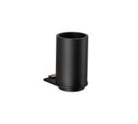 Стакан для щеток Bemeta Galla 108110010 черный/матовый