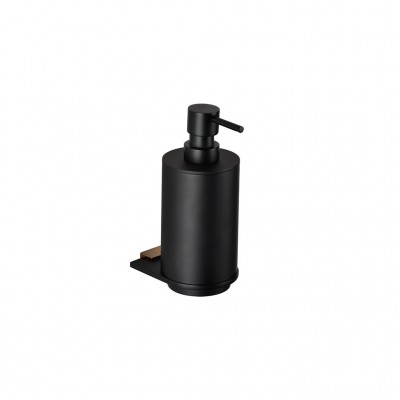 Дозатор для жидкого мыла Bemeta Galla 108109010 черный матовый/розовое золото глянцевое