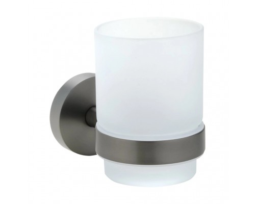 Стакан для щеток Bemeta Graphit 156110012 антрацит/матовый