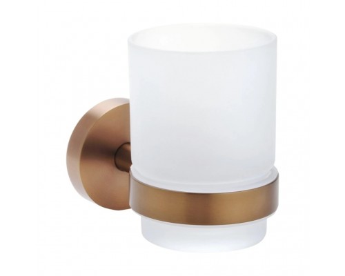 Стакан для щеток Bemeta Amber 155110012 медное золото матовoe