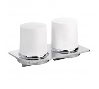 Дозатор для жидкого мыла Bemeta Organic 157109271 двойной, хром