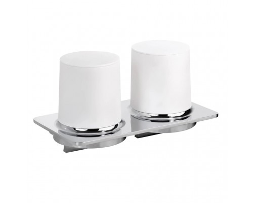 Дозатор для жидкого мыла Bemeta Organic 157109271 двойной, хром