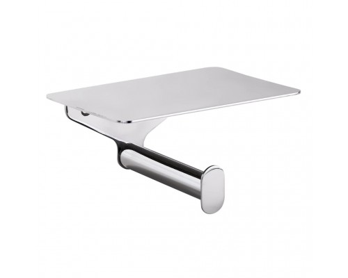 Бумагодержатель Bemeta Organic 157112151 с полкой, хром