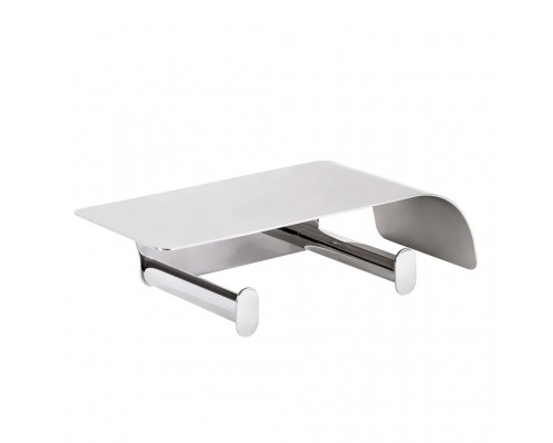 Бумагодержатель Bemeta Organic 157112161 двойной с полкой, хром