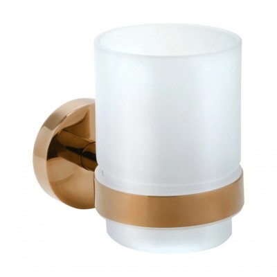 Стакан для щеток Bemeta Coral 158110012 медное золото глянец