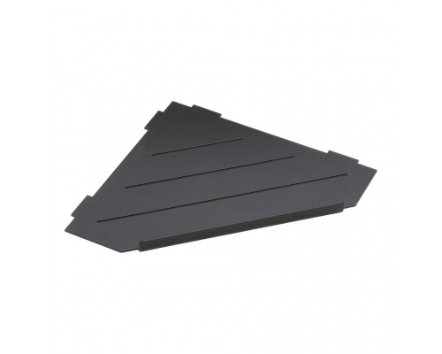 Полка Bemeta Cytro 101302450 угловая, черный/матовый