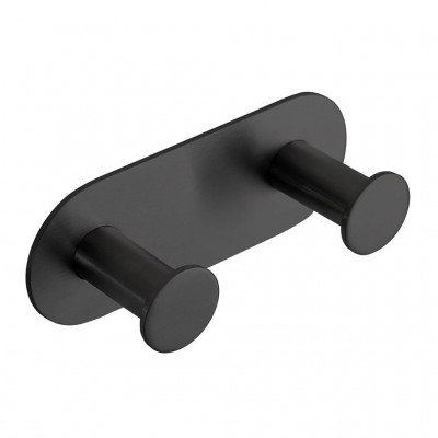 Крючок Bemeta Easy 163106370 двойной, черный/матовый