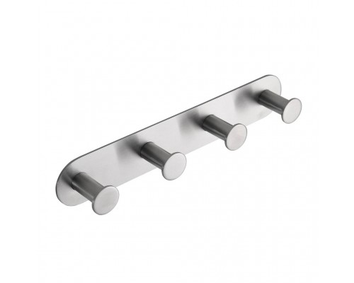 Планка с 4-мя крючками Bemeta Easy 163106395 сталь шлифованная