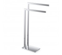 Стойка комбинированная Bemeta Beta 132836022 с двойным держателем для полотенец, хром