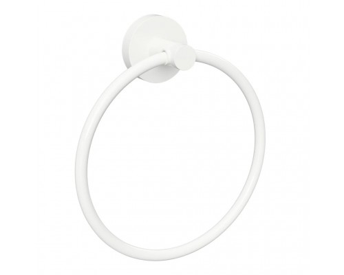 Полотенцедержатель Bemeta White 104104064 кольцо, белый/матовый