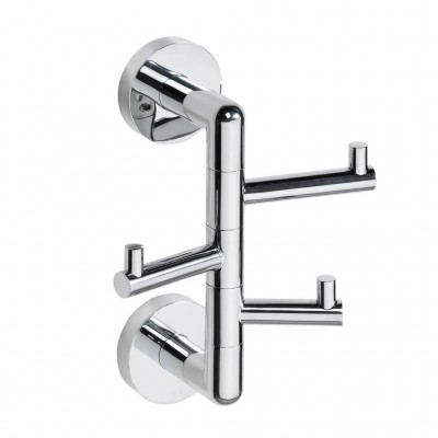 Крючок Bemeta Obla 165206072 тройной поворотный, хром