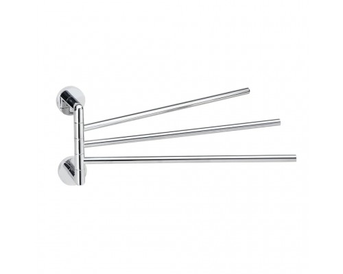 Полотенцедержатель Bemeta Obla 165204112 тройной поворотный, хром
