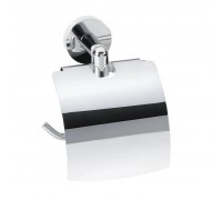 Бумагодержатель Bemeta Obla 165212012 с крышкой, хром