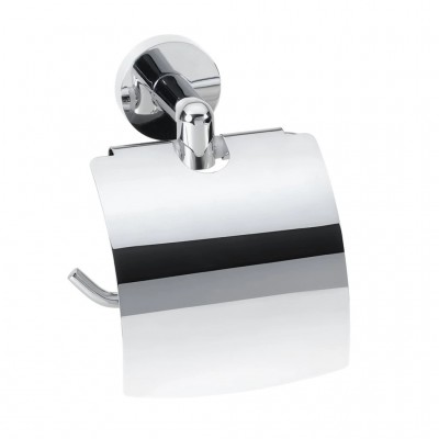 Бумагодержатель Bemeta Obla 165212012 с крышкой, хром