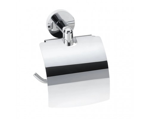 Бумагодержатель Bemeta Obla 165212012 с крышкой, хром