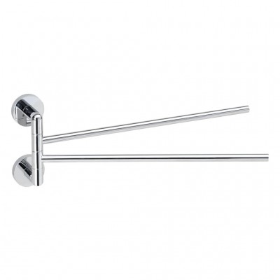 Полотенцедержатель Bemeta Stella 166204102 двойной поворотный, хром