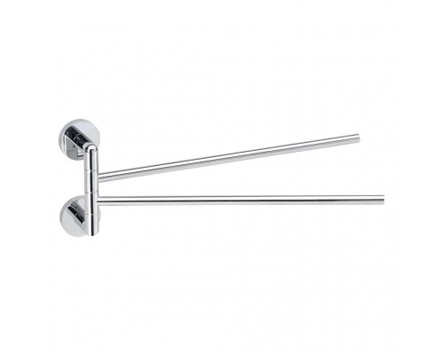 Полотенцедержатель Bemeta Stella 166204102 двойной поворотный, хром