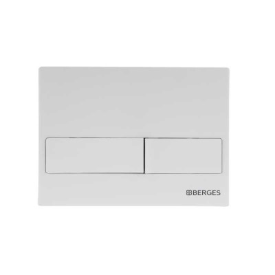 Кнопка смыва Berges L4 040014 Soft Touch белая