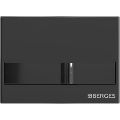 Кнопка смыва Berges L6 040016 чёрный глянцевый