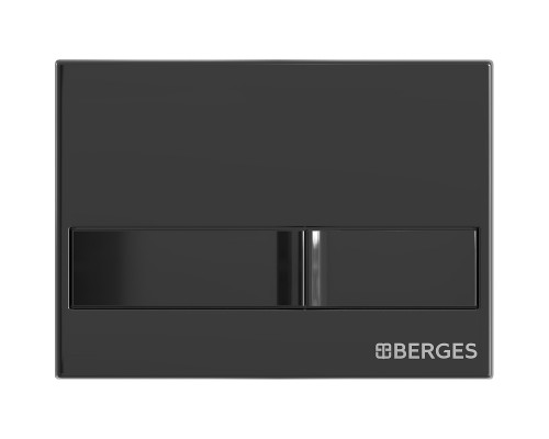 Кнопка смыва Berges L6 040016 чёрный глянцевый