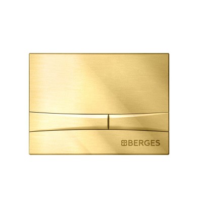 Кнопка смыва Berges F9 040059 золото глянцевое