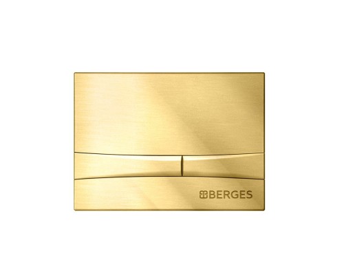 Кнопка смыва Berges F9 040059 золото глянцевое