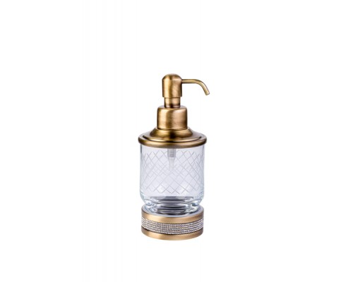 Дозатор для жидкого мыла Boheme Royal Cristal 10929-BR